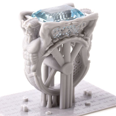 Resina para impresora 3D de polímero - PlasGRAY - ASIGA - gris / industrial