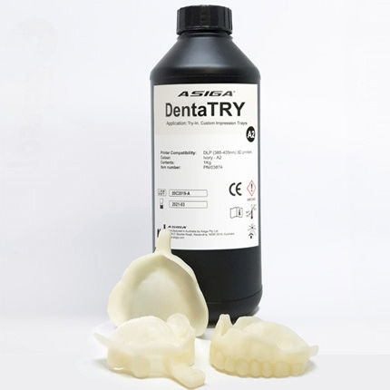 Resina para impresora 3D de polímero - DentaTRY - ASIGA - blanca / para odontología