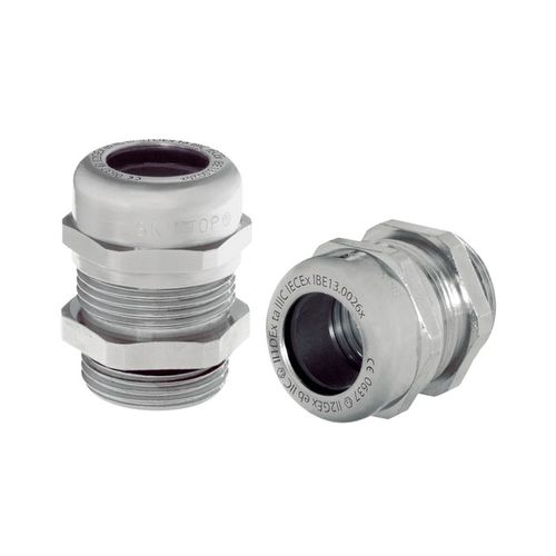Prensaestopas de latón niquelado - SKINTOP® MS-M ATEX series - U.I. Lapp GmbH - antideflagrante / IP68 / a prueba de choques