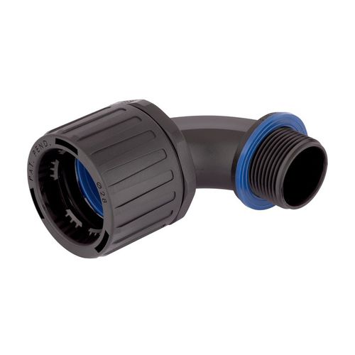 Racor de rosca - SILVYN® FPAX 90° M series - U.I. Lapp GmbH - codo de 90º / de poliamida / IP66