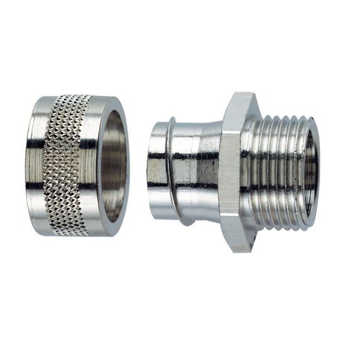 Racor hidráulico - SILVYN® LGF-2-M series - U.I. Lapp GmbH - de rosca / de latón niquelado / IP54