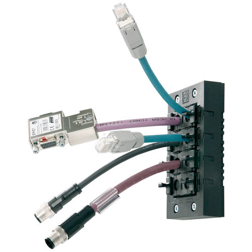 Sistema de pasamuros para cable - SKINTOP® CUBE series  - U.I. Lapp GmbH - resistente al aceite / reglable