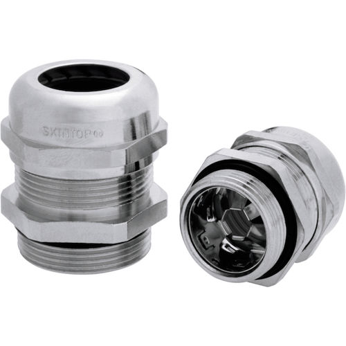 Prensaestopas de latón niquelado - SKINTOP® MS-SC-M series - U.I. Lapp GmbH - IP68 / con blindaje CEM / antitracción