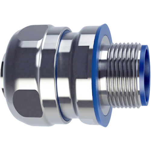 Racor hidráulico - SILVYN® HYGIENIC series - U.I. Lapp GmbH - de rosca / acodado / de acero inoxidable
