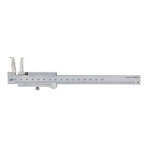 Pie de rey Vernier - 0258 - HELIOS-PREISSER - de cromo / de satén / de acero inoxidable