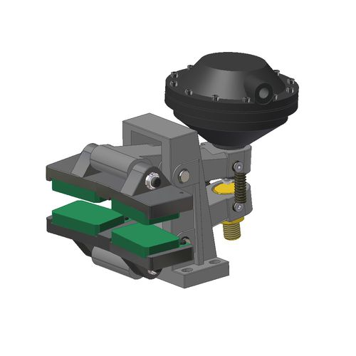 Estribo de freno de fricción - IMA BRAKE SYSTEMS AND FRICTION MATERIAL INDUSTRY - apriete neumático / desapriete con muelle / para aerogenerador