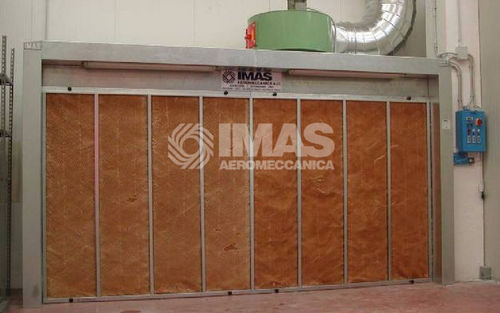 Cabina de pintura abierta - EN series - IMAS AEROMECCANICA SRL - para piezas de recambio / para vehículos / para la industria de la madera