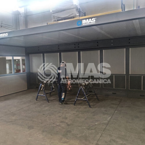 Cabina de aspiración - CMA - IMAS AEROMECCANICA SRL - de protección / de arenado / de amolado