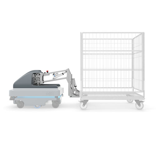 Tractor de remolcado - MiR Hook 200 - Mobile Industrial Robots Aps - eléctrico / con 4 ruedas / con guiado automático