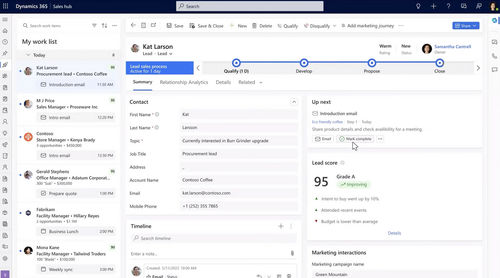 Software de análisis - Sales - Navision - de automatización de la fuerza de venta / de optimización / embarcado