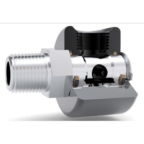 Racor giratorio para aire - RU001 - Rotary Systems, Inc. - para vacío / hidráulico / de alta presión
