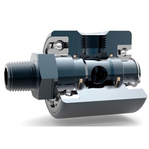 Racor giratorio para vacío - RU003 - Rotary Systems, Inc. - para aire / para altas cargas / hidráulico