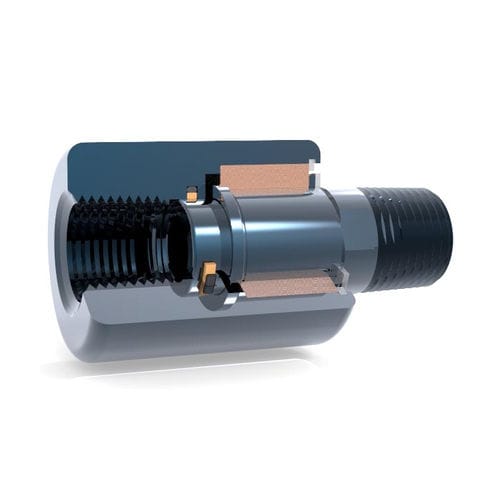 Racor giratorio para aceite - RU006 - Rotary Systems, Inc. - para vacío / hidráulico / de alta presión