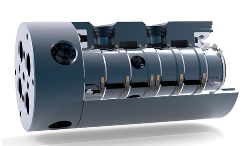 Racor giratorio para aire - RU016 - Rotary Systems, Inc. - para vacío / de 4 pasos / hidráulico
