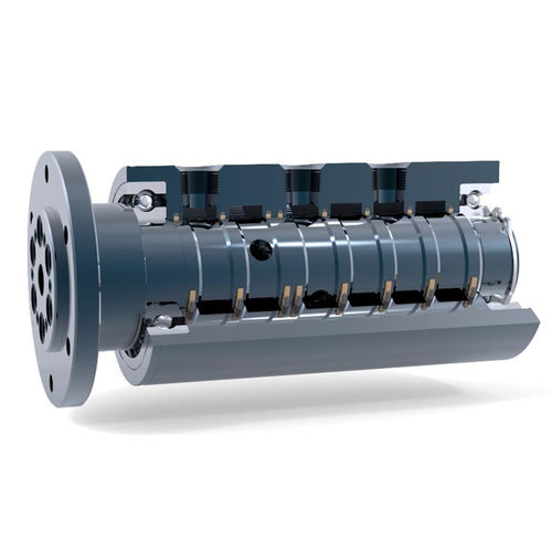 Racor giratorio para aire - RU021 - Rotary Systems, Inc. - para vacío / de 6 pasos / hidráulico