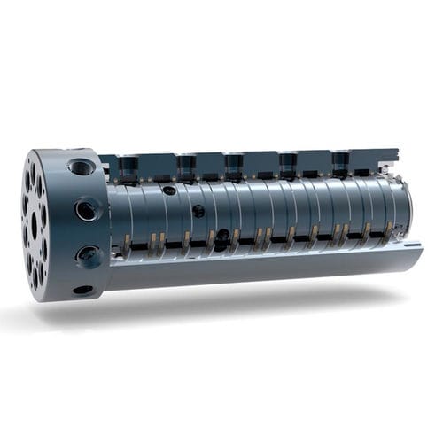 Racor giratorio para aire - RU024 - Rotary Systems, Inc. - para vacío / de 10 pasos / hidráulico