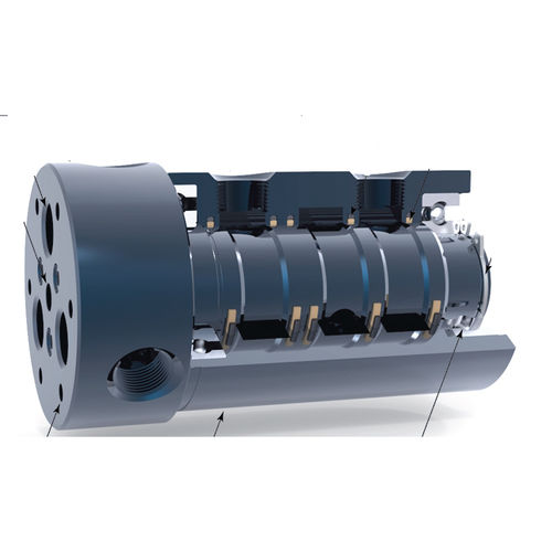 Racor giratorio para aire - RU014 - Rotary Systems, Inc. - para vacío / de 3 pasos / hidráulico