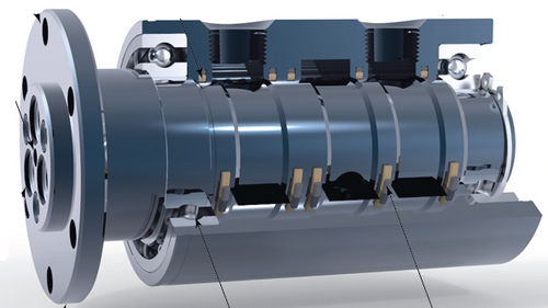 Racor giratorio para aire - RU015 - Rotary Systems, Inc. - para vacío / de 3 pasos / hidráulico