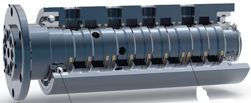 Racor giratorio para aire - RU023 - Rotary Systems, Inc. - para vacío / de 8 pasos / hidráulico