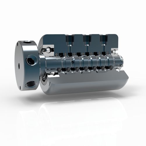 Racor giratorio para aire - RU028 - Rotary Systems, Inc. - para vacío / de pasos múltiples / de rodillos