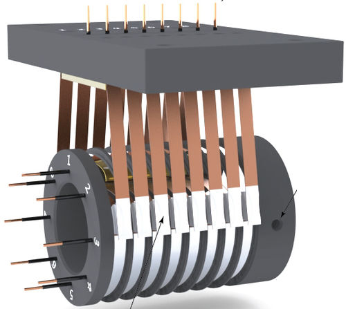 Anillo colector en 2 partes - SR001 - Rotary Systems, Inc.