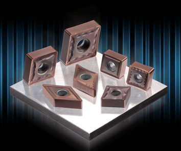 Plaquita de torneado para aleación de titanio - AC510U, AC520U - Sumitomo Hardmetal Division - para material de mecanizado difícil