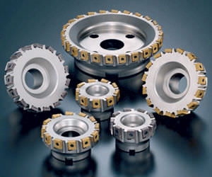 Fresa de dos cortes - PWC - Sumitomo Hardmetal Division - de plaquita / para planear / para hierro fundido
