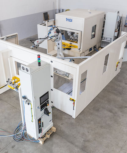 Desbarbadora de corte - RTS  - Trebi di Bianchi Nadia - para piezas de aluminio / robotizada / portátil