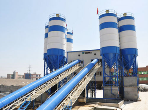 Planta de hormigón estacionaria - JS series  - Xiamen XGMA Machinery Co., Ltd - automática