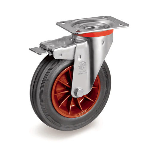 Ruedecilla giratoria - HI-W series  - Handle-iT Ltd - con platino giratorio / para carro / de manipulación