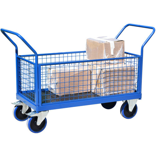 Carretilla de transporte - HI-FBT-1-PP-4MS400 series - Handle-iT Ltd - de plataforma / de fuerte carga / para la industria