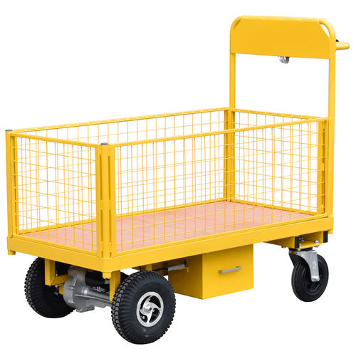 Carretilla de manipulación - HI-POW-1260-4MS400 - Handle-iT Ltd - de acero / de plataforma / eléctrica