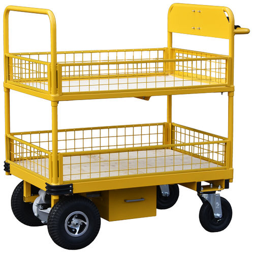 Carretilla de transporte - HI-POW-2TT-MS-1260 - Handle-iT Ltd - de acero / 2 niveles / de fuerte carga