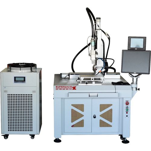 Máquina de soldar láser de fibra - SW-CW1000 - Shenzhen Superwave Laser Technology Co.,Ltd - controlada por PLC / con ruedas / en línea