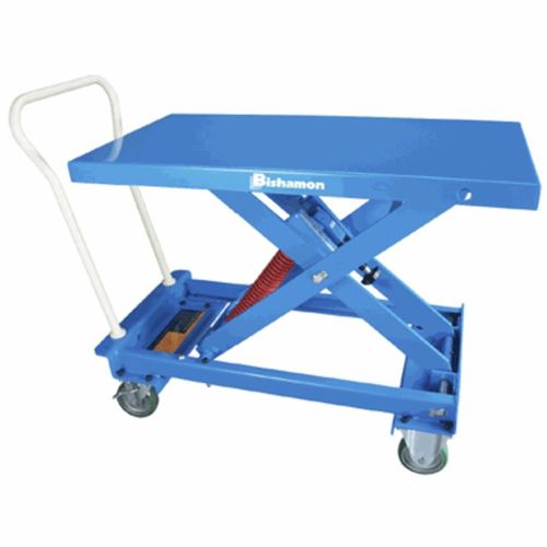 Mesa elevadora de tijera - MobiLeveler ESX series  - Bishamon - manual / móvil / enrollable
