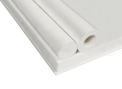UHMW-PE en placas - TIVAR® H.O.T. - Polylanema, Lda. - en barra hueca / en barra maciza / resistente a la abrasión