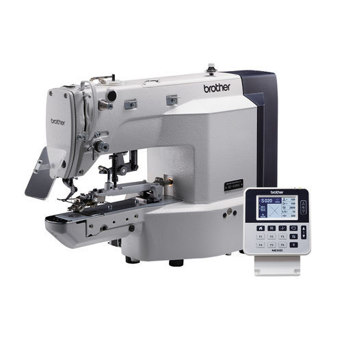 Máquina de coser punto anudado - BE-438HX/HS - Brother - de 1 aguja / de 6 hilos / de 5 hilos