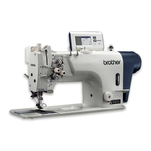 Máquina de coser punto anudado - T-8722D - Brother - de 2 agujas / de 1 hilo / de tejidos