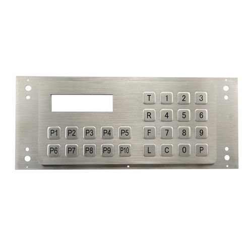 Teclado numérico para bomba de combustible - CT-KPS26-26-RM - NingBo ChenTe electronics Technologies Co.,Ltd - 26 teclas / empotrable / de acero inoxidable