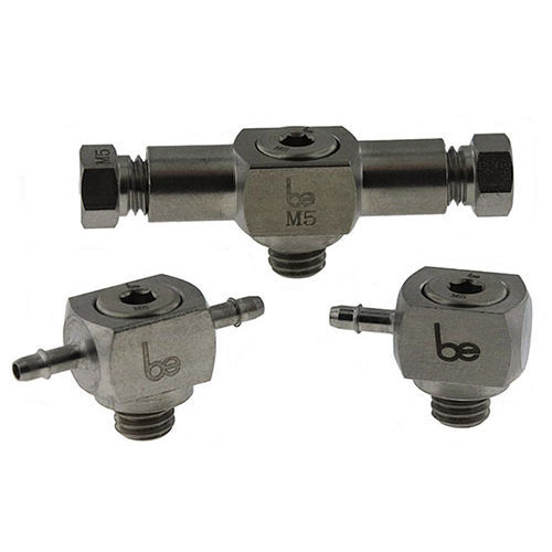 Racor ranurado - S5M series - Beswick Engineering Co, Inc. - para gas / de rosca / tipo T