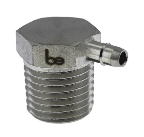 Racor hidráulico - MPAL-8 - Beswick Engineering Co, Inc. - neumático / roscado / ranurado