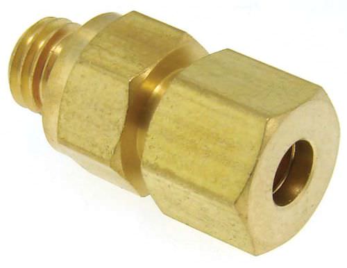 Racor hidráulico - MCB-4MM-1428.-. - Beswick Engineering Co, Inc. - de rosca / de latón / de acero inoxidable