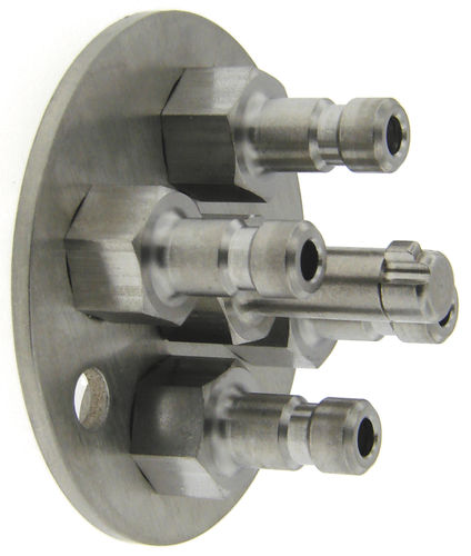 Racor hidráulico - QDC.-101-E. - Beswick Engineering Co, Inc. - neumático / rápido / de acero inoxidable