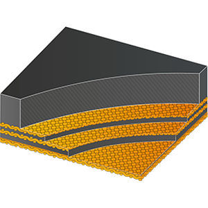 Cinta transportadora de poliéster - Slider™ - DUNLOP INDUSTRIAL BELTS - de caucho / para la industria agroalimentaria / para la industria del acero