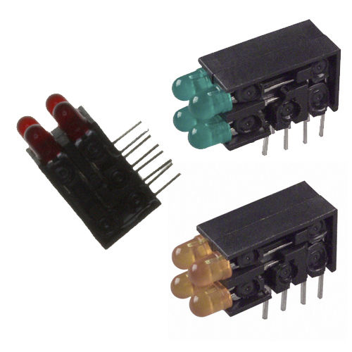 Indicador de estado - 5684F series - Visual Communications Company - LED / para montaje sobre panel / para circuito impreso