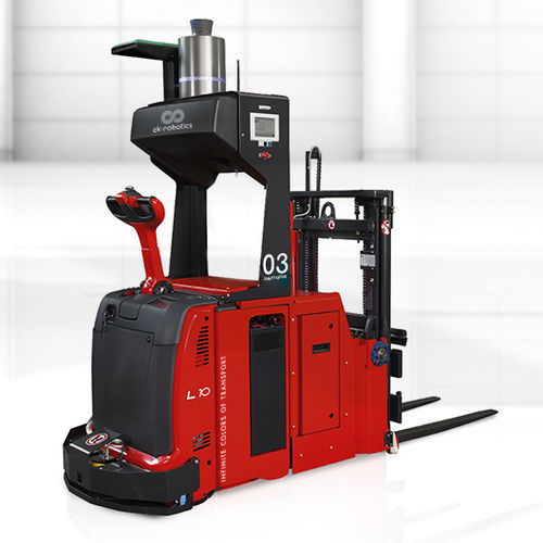 Robot móvil autónomo (AMR) carretilla elevadora - SMART MOVE L 06 - 16 AC - ek robotics GmbH - de transporte / eléctrico / transpaleta