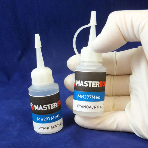 Cola de alta viscosidad - MB297Med - Master Bond - cianoacrilato / para metal / para caucho