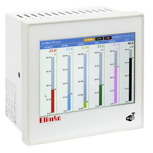 Registrador sin papel - E-PR-110 series - Elimko Elektronik Imalat ve Kontrol - digital / de temperatura / de presión