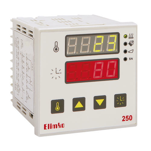 Indicador y controlador de temperatura - E-250 Series - Elimko Elektronik Imalat ve Kontrol - de 4 dígitos / de 7 segmentos / para montaje sobre panel