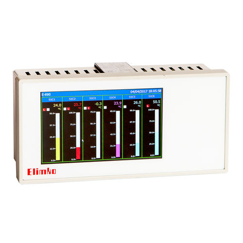 Data logger de temperatura - E-690 series - Elimko Elektronik Imalat ve Kontrol - de presión / de tensión / universal